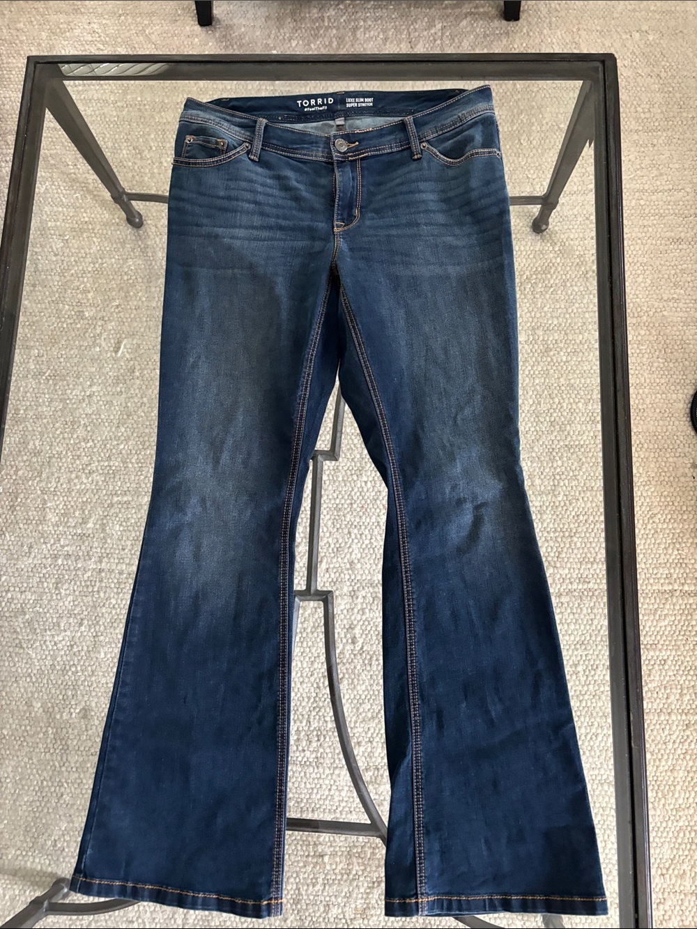 torrid Indigo Luxe Slim Boot Super Stretch Bootcut Jeans 12Tall